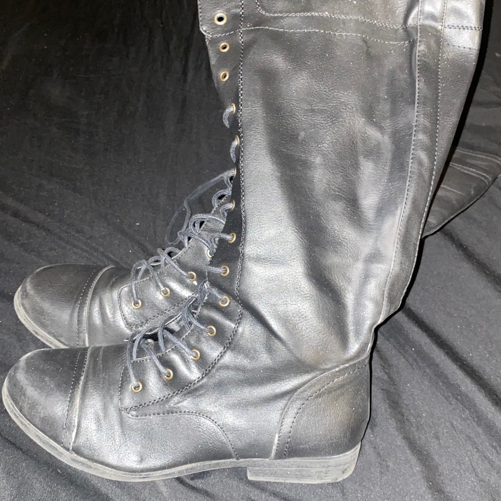 Lace up boots